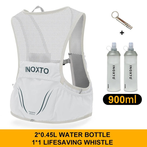 Luvikno | SwiftRun Trail Running Vest – Lettvekts Løpevest med 2 Myke Flasker