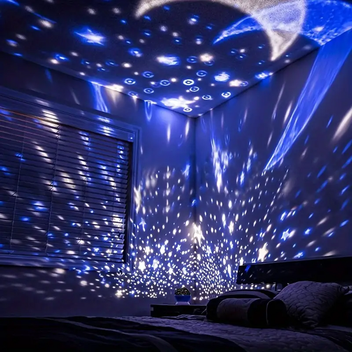 Star Projector Night Light - Luna | Luvikno