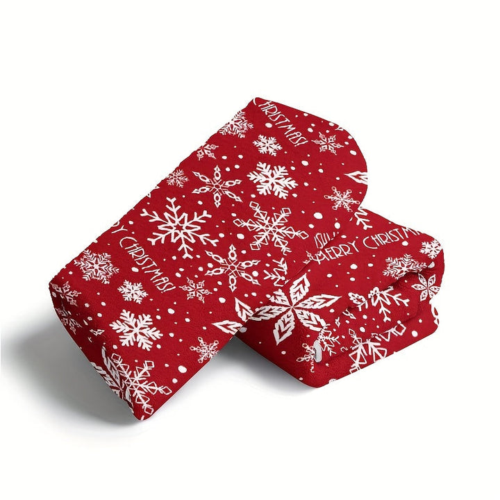 FestiveSnuggle - Luksus Jule Fleece Teppe for Høytiden Luvikno