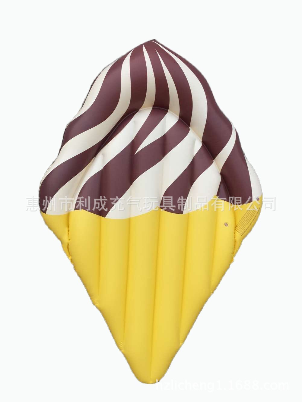 Unisex oppustbar iskrem svømmepute Luvikno