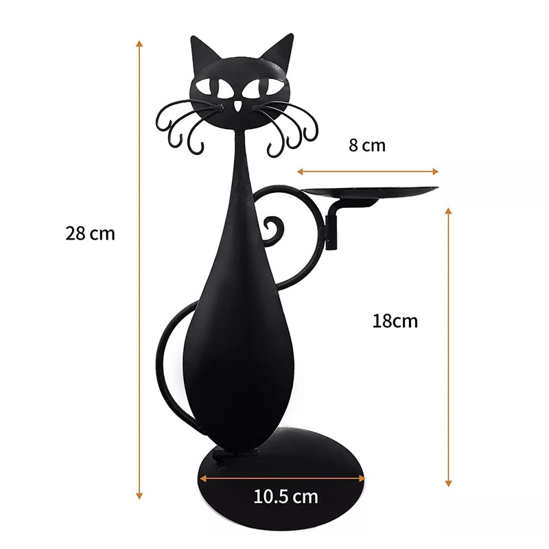 Kortholder svart katt | luvikno