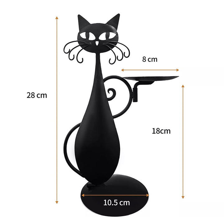 Kortholder svart katt | luvikno