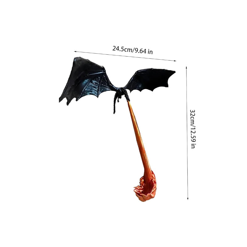 Dragon Flame Book Niche | Luvikno