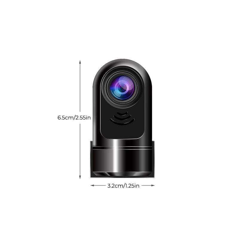 Luvikno | 1080P HD Mini ADAS Dashcam med 360° roterende funksjon