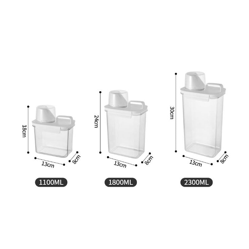 Cereal Dispenser Easy Flow Oppbevaringskrukke Plast Matcontainer | Luvikno
