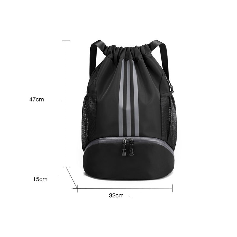 Sport bag laget av nylon med trekkord | Luvikno