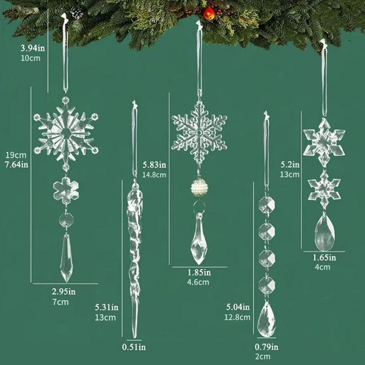 Crystal Christmas Snowflake Decoration | Luvikno
