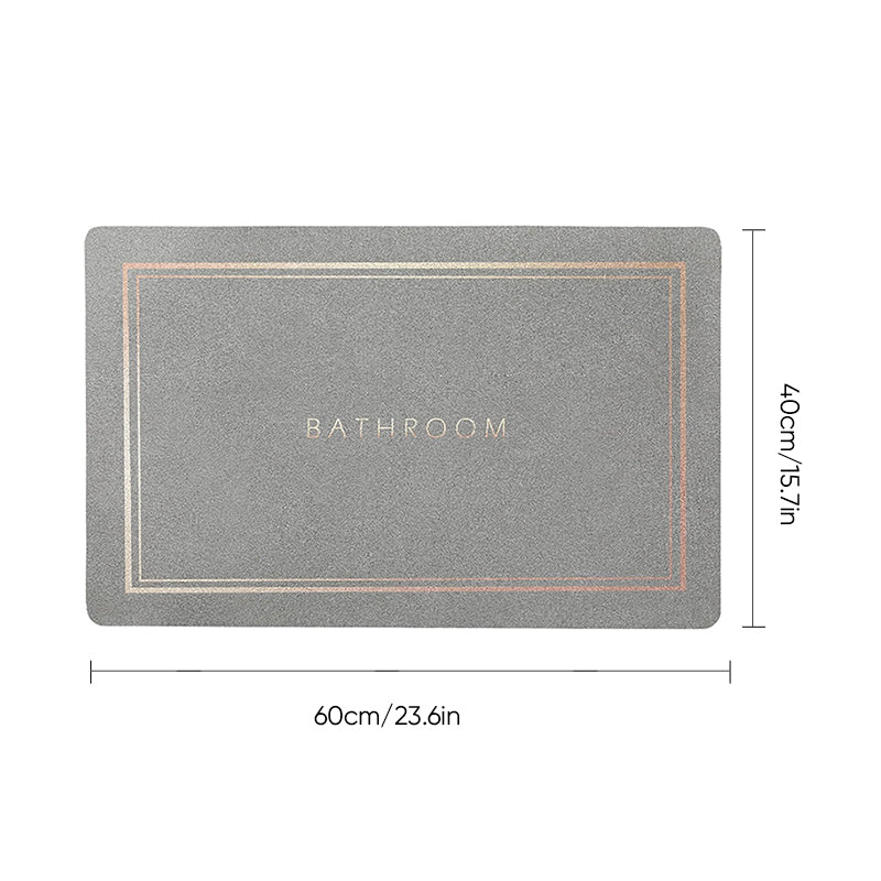 Minimalist Super Absorbent Quick Drying Bath Mat | Luvikno