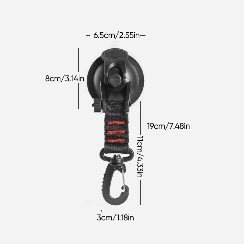 Robust Vacuum Suction Cup with Hook | Luvikno