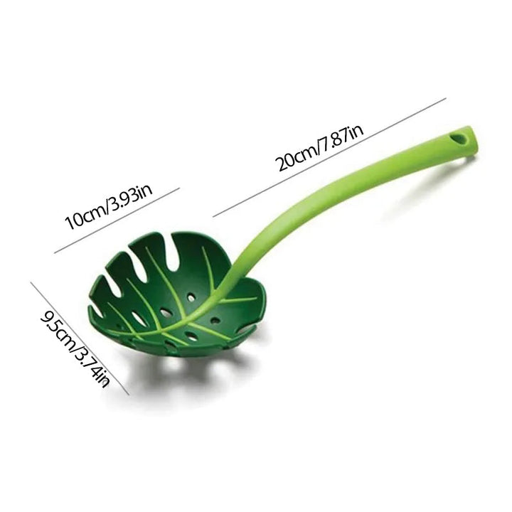 Grønn Leaf Silduk | Luvikno