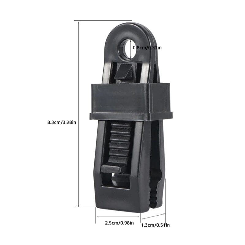 Justerbar Heavy Duty Lock Grip for Tarp & Shade Cloth | Luvikno