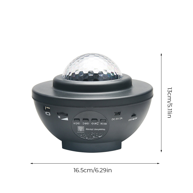 USB-Bluetooth-Musikk Stjerneprosjektor Lys | Luvikno