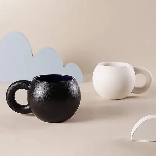Stella Cup – Luksuriøs Geometrisk Porselenskrus Luvikno