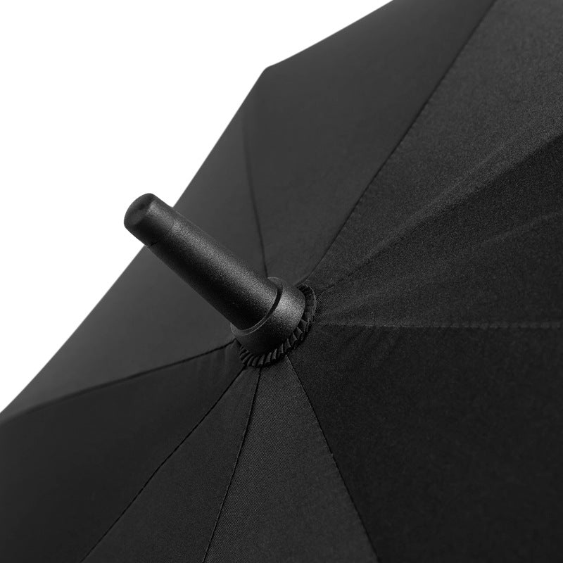 Unisex stor parasoll med dobbelt beskyttelsestak Luvikno
