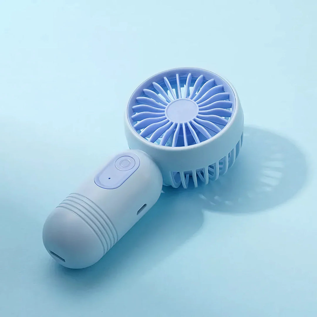 USB Oppladbar Mini Bærbar Vifte Med 3 Hastigheter | Luvikno
