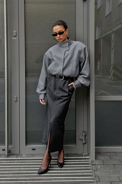 Luvik | Harmaa Villa Takki