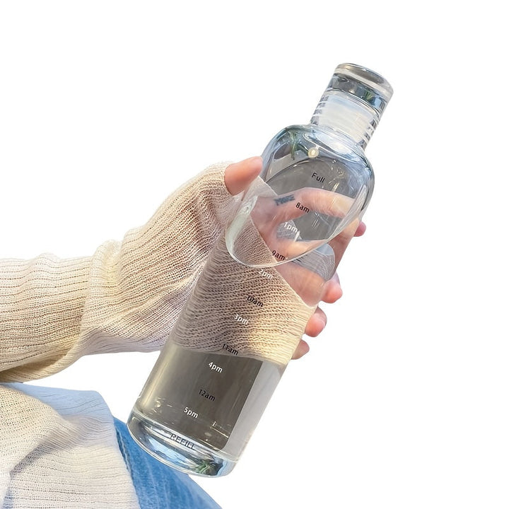 Vannflaske med tidsmarkeringer 500/700 ml | Luvikno