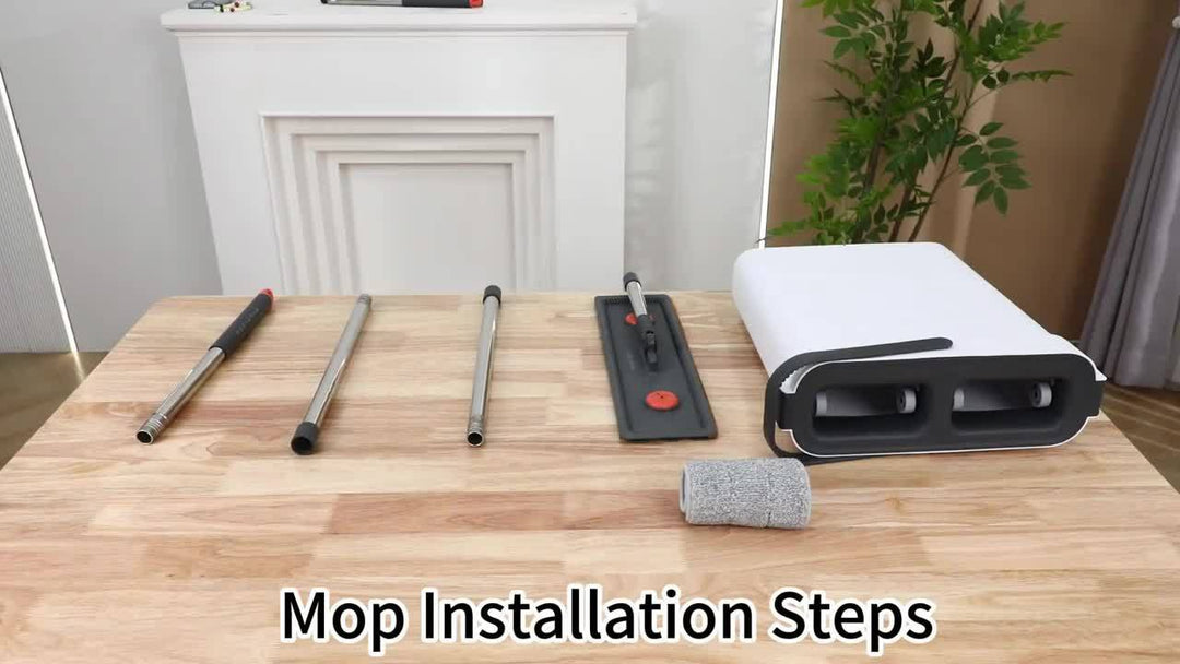 Flat moppesett med bøtte & vridningssystem | Luvikno