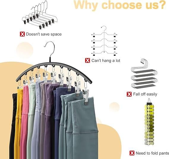 Leggings Organizer Henger med Gummiklips | Luvikno