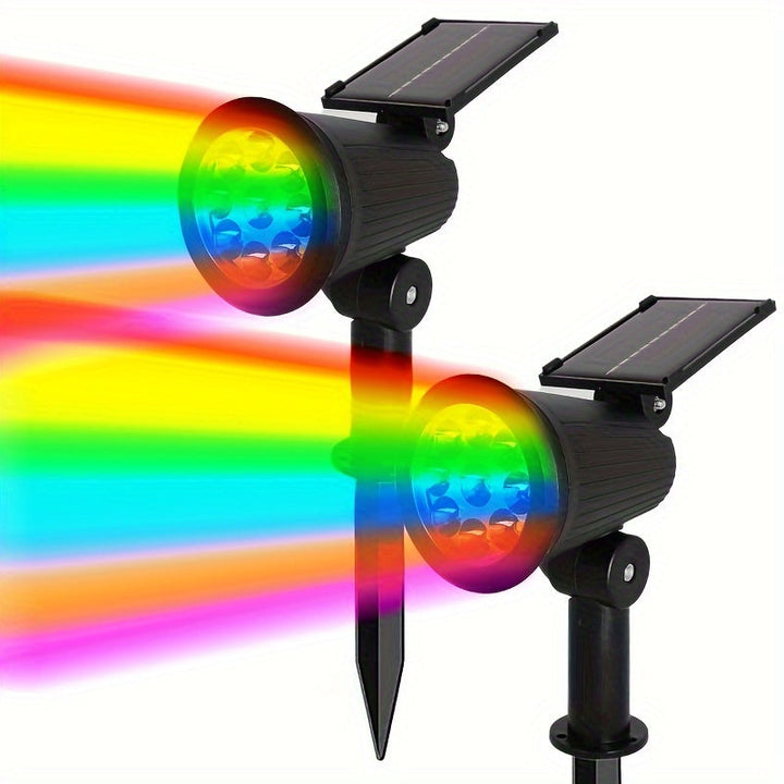 SolarLuxe Spotlight - Bærekraftig 9LED Hagebelysning | Luvikno