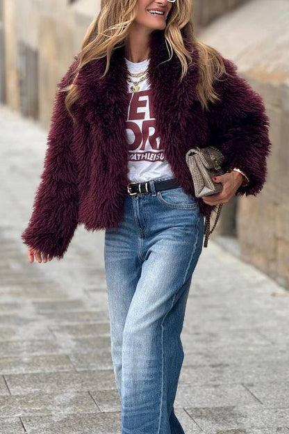 Luvik | Fuksia Hue Fleecetakki