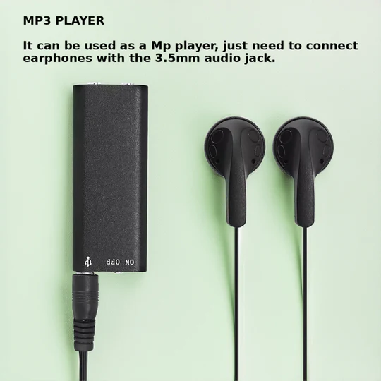 Luvikno | Mini Talekontrollert Opptaker
