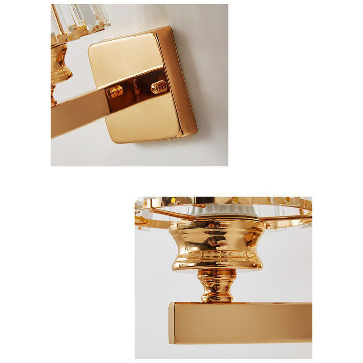 Krystallglass Vegglampe med Moderne Arm Design Luvikno
