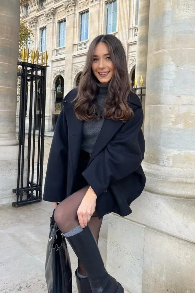 Luvik | Fit Lyhyt Villa Sekoite Takki