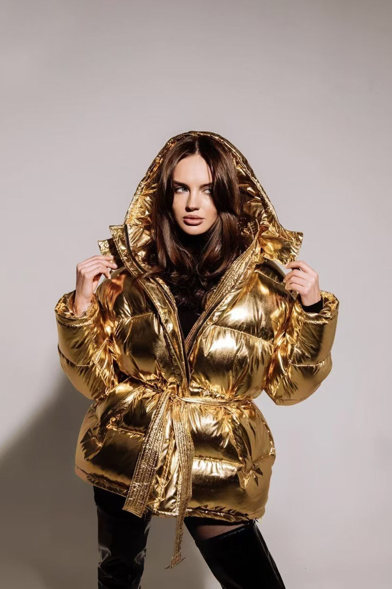 Luvik | Huoodattu Vöistä Puffer-takki