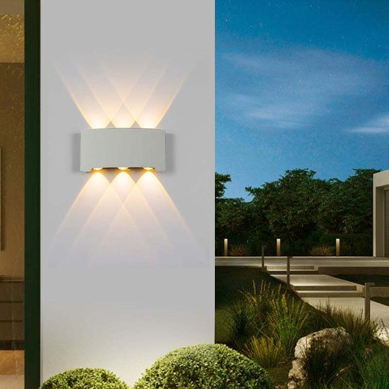 Utendørs vanntett aluminiums LED vegglampe | Luvikno
