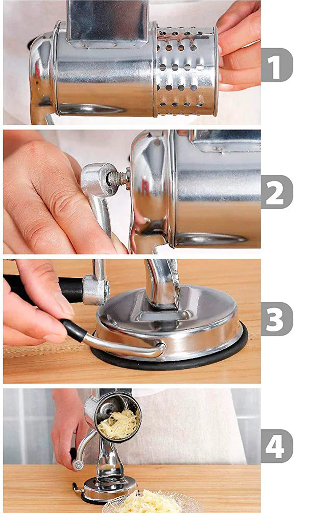 Multifunksjonell Kjøkken Rotasjonsmat Ravner Slicer Luvikno