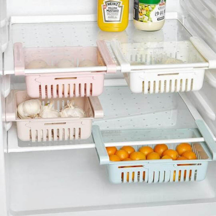 FridgeMaster Pro — Endelig orden og mer plass for favorittmaten din i kjøleskapet! (2 stk) | Luvikno