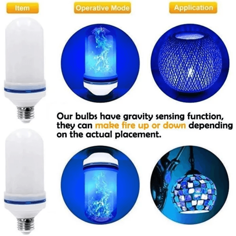 Halloween LED Gravity Effect Fire Light | Luvikno