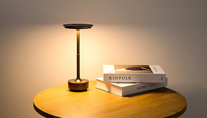 ClarityGlow Luxury Edition | Trådlamp LED Bordlampe | Luvikno