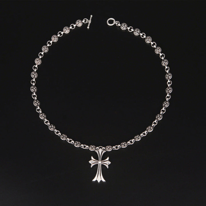 Luvikno | Gothic Cross Pendant Necklace