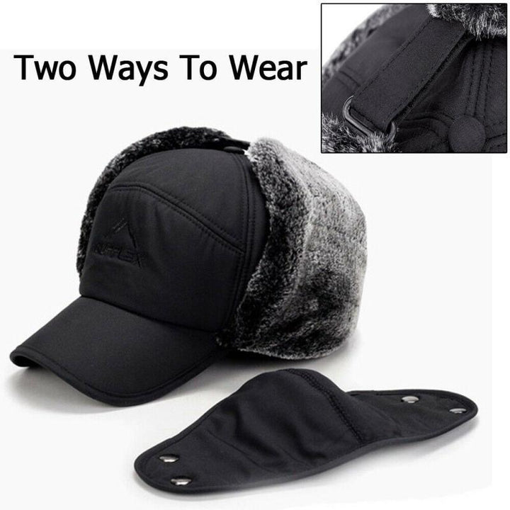 Luvikno | Unisex vindproof & varm & ørebeskyttelse & ansiktsbeskyttelse hatt