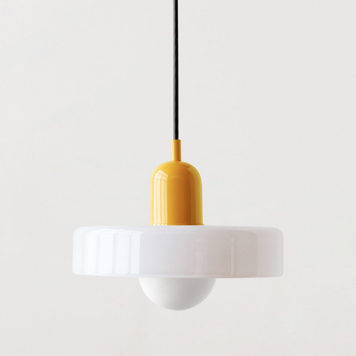 Fargerik Bauhaus-Stil Pendellampe - StiloGlas | Luvikno