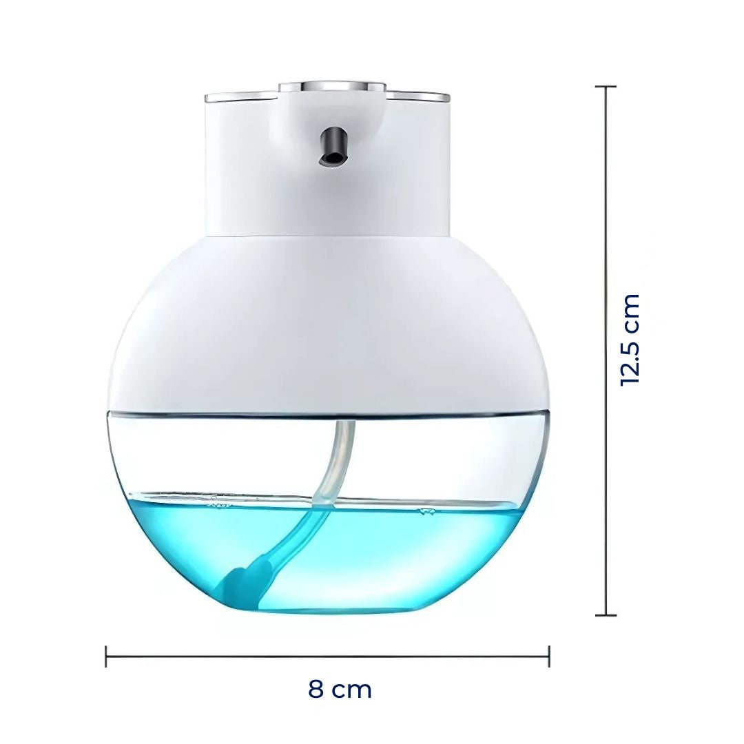 PureFoam | Berøringsfri Skumsåpe Dispenser – Infrarød Sensor – IPX5 Vannavvisende – USB Oppladbar Hygiene Luvikno