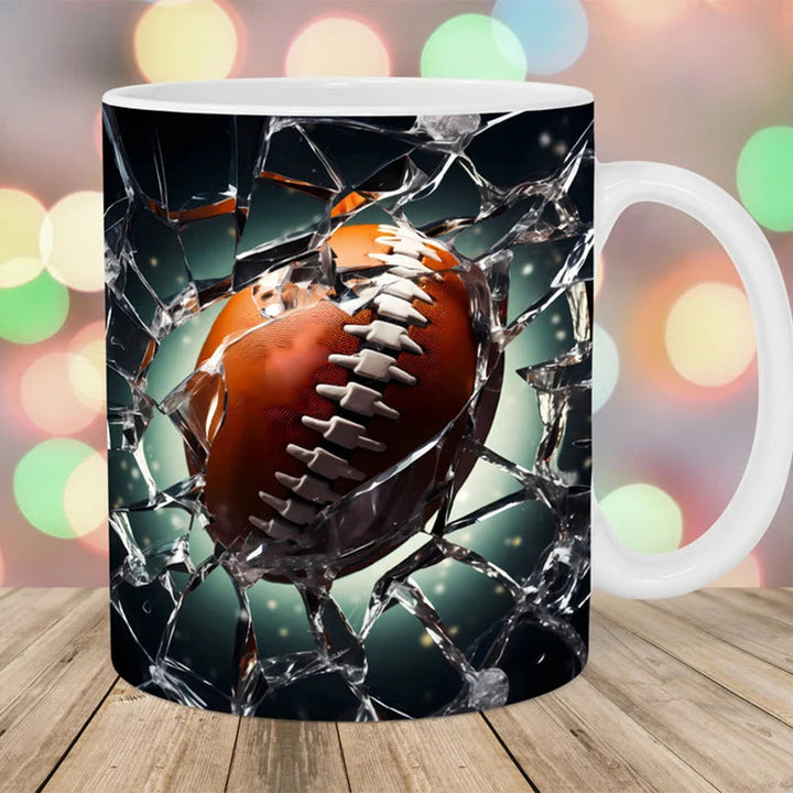Ball Print Mug | Luvikno