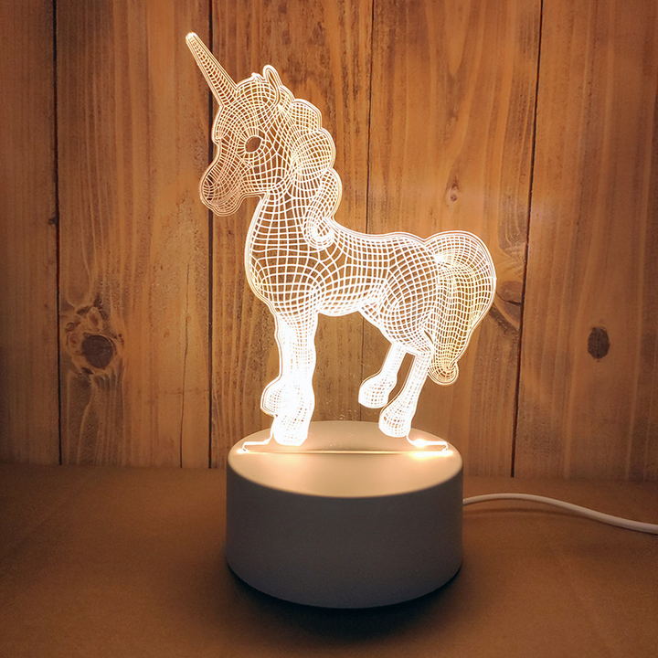 3D Nattlys Usb Luvikno