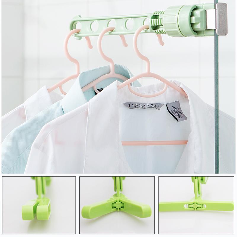 Folding Wall Mount Clothes Hanger | Luvikno