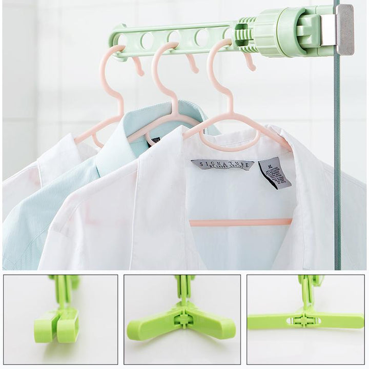 Folding Wall Mount Clothes Hanger | Luvikno