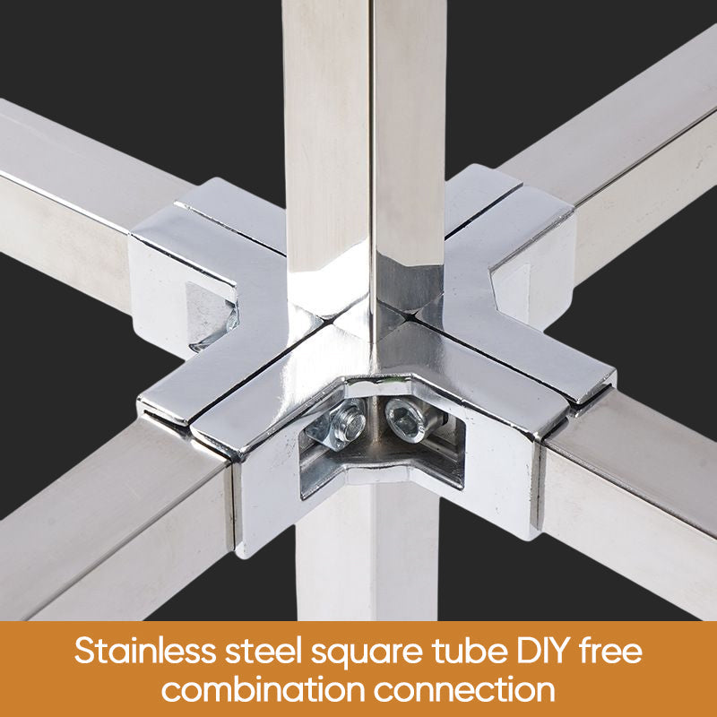 Square Tube Connector | Luvikno