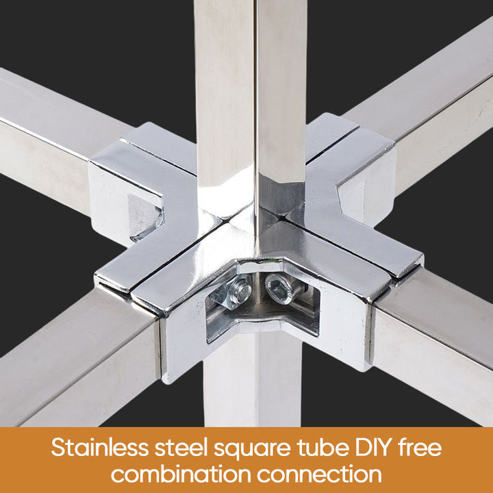 Square Tube Connector | Luvikno