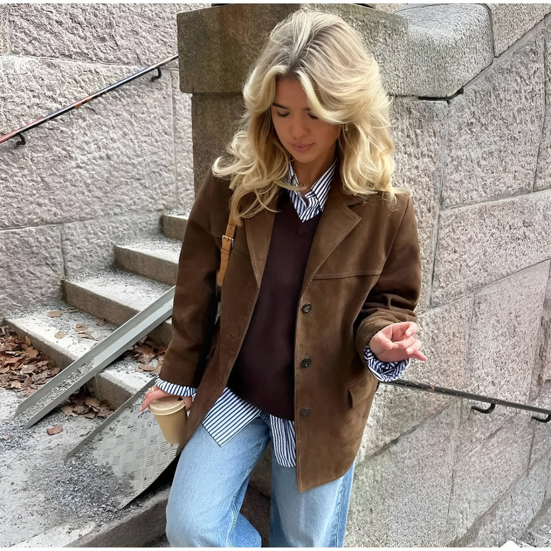 Luvik | Vegetabilsk semsket blazer