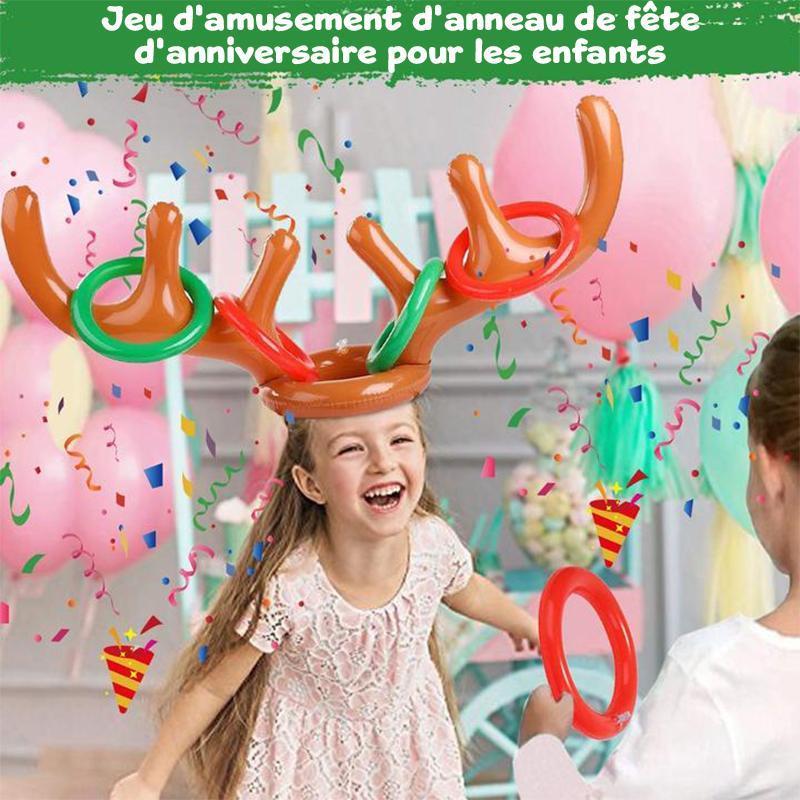 JuleReinsdyr Tre Ring Kast Spill | Luvikno