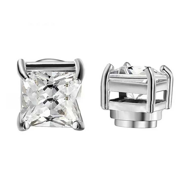 Luvikno | Premium Unisex Magnetisk Krystall Design Stud Øreringer