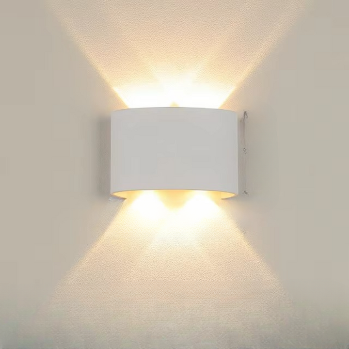 Moderne LED Vegglampe - Allsidig Innendørs Belysningsarmatur 4W, 6W, 8W Luvikno