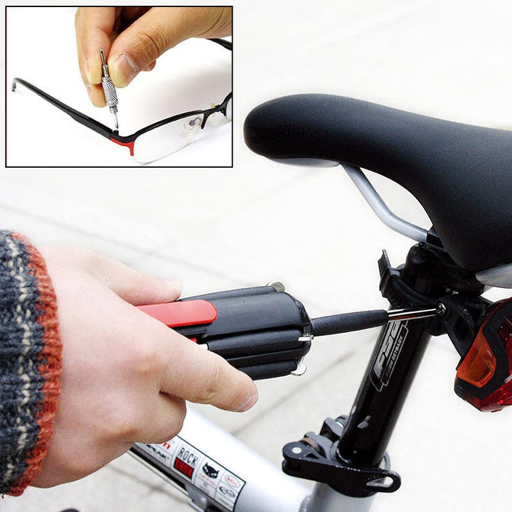 8-i-1-skrutrekker med LED-lommelykt | Luvikno