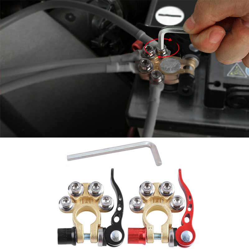 Praktisk batteritilkobling | Luvikno